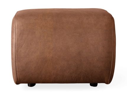 Fresno Leather Ottoman